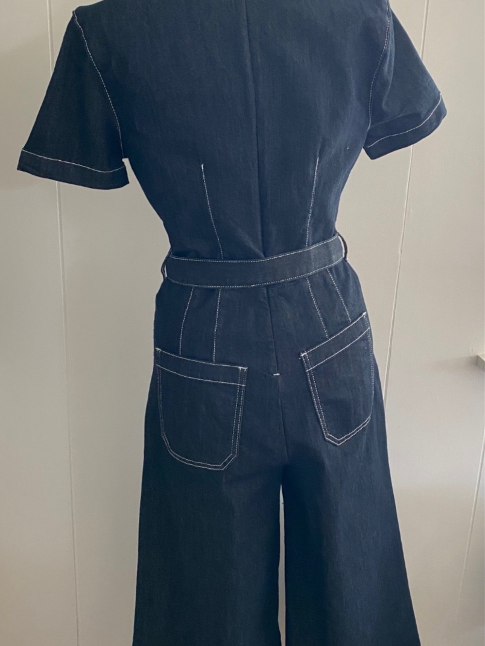 Maeve by Anthropologie The Collette Wrap Jumpsuit Denim, size 6 - Picture 2 of 9